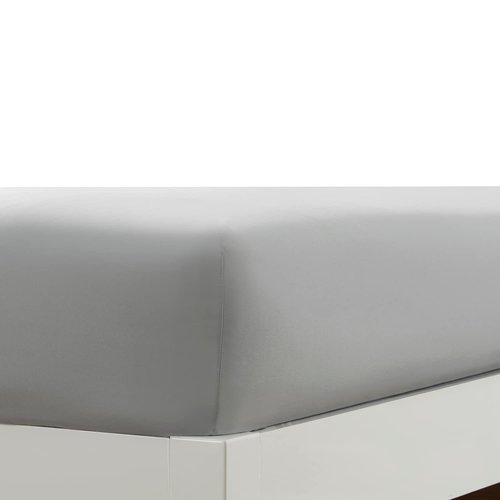 Clara Clark Bed Sheets, Premier 1800 Series 4 Piece Bed Sheet Set, Deep Pocket, Wrinkle, Fade, Stain Resistant, Luxury Soft Bedding Sheets & Pillowcases, Twin, Silver Gray