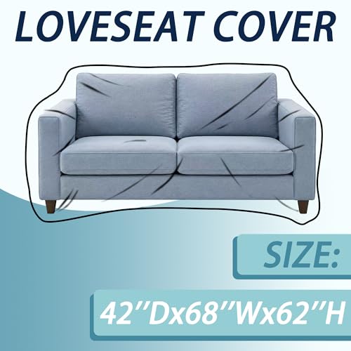 Extra Large Clear Plastic Sofa Loveseat Covers for Moving