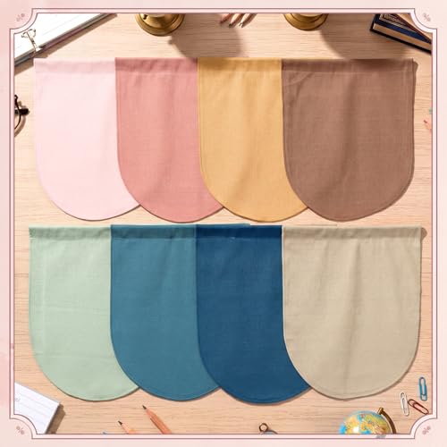 8 Pcs Boho Classroom Curtains, Growth Mindset Window Panels for Kids Room