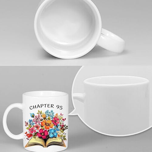 AliCarr 95C 11oz Loved Chapter Birthday Coffee Mug for Women, Gift