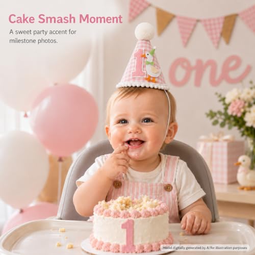 Funny Goose Birthday Hat - 1st Birthday Party Decoration