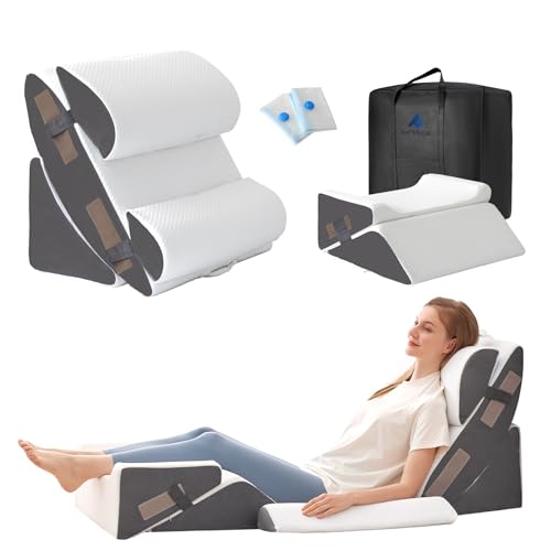 6-Piece Wedge Pillow Set for Post-Surgery Recovery & Comfort