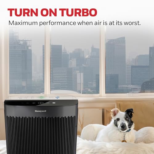 Extra Large Room HEPA Air Purifier with Air Quality Monitor & Auto Mode