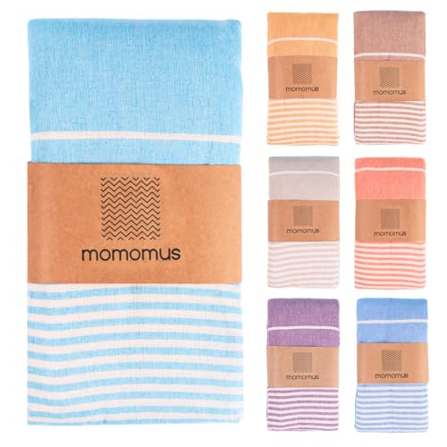 Extra Large Sand-Free Beach Blanket, 83x94 Inch Soft Cotton Picnic Throw