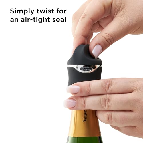 Airtight Wine & Champagne Stopper - Reusable Leak-Proof Bottle Sealer