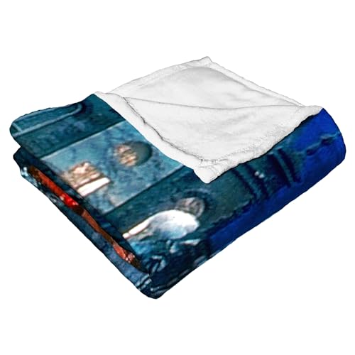 Northwest The Year Without a Santa Claus Silk Touch Throw Blanket 50" x 60" Down Santa Claus Lane