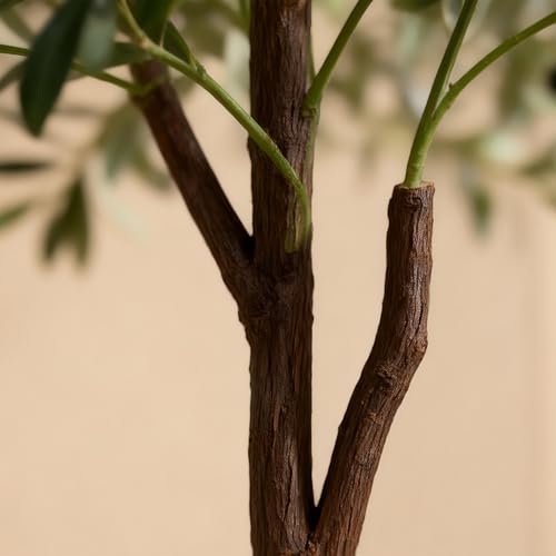 6FT Artificial Olive Tree with Pot - Realistic Faux Plant for Home Decor