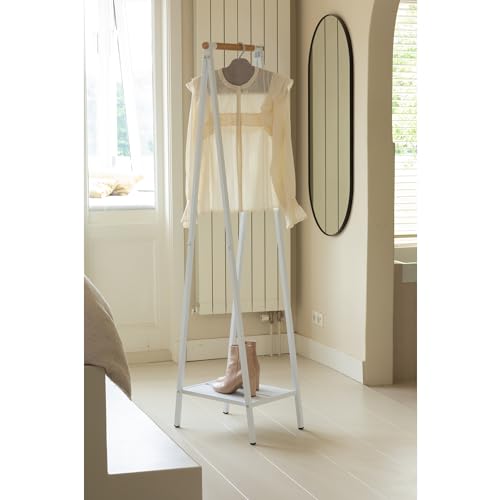 Steam Clothes Hanger with 360° Rotating Hook for Garment Steaming