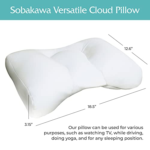 Cloud Microbead Pillow – Ergonomic Contoured Support for Sleep