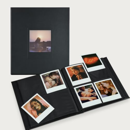 Large Instant Photo Album for 160 Photos, 40 Pages with Cover Display Window