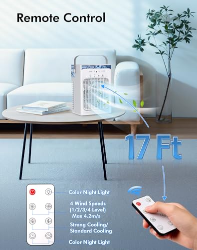 Portable Air Conditioner Personal Mini Evaporative Air Cooler with Remote