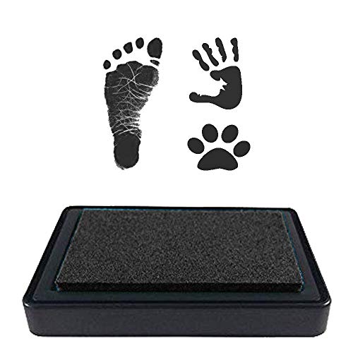 Non-Toxic Baby Footprint Ink Pad, Handprint & Paw Print Stamp Pad