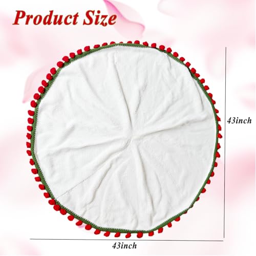Crochet Rose Bouquet Throw Blanket - Handmade Knit Gift for Women