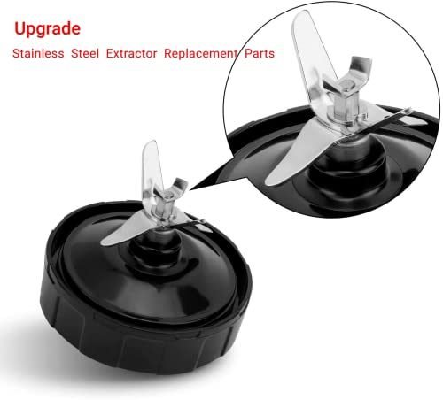 7 Fins Extractor Blade Assembly Replacement with Gaskets for Kitchen Blenders