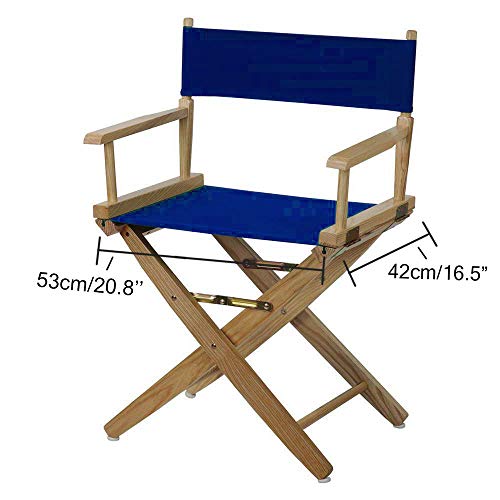 Director Chair Replacement Canvas Set - Durable Blue Fabric Covers