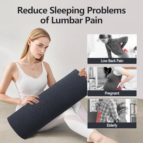 Memory Foam Lumbar Support Pillow for Lower Back Pain Relief