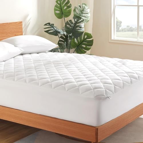 Twin Mattress Protector Pad - Deep Pocket, Washable & Breathable