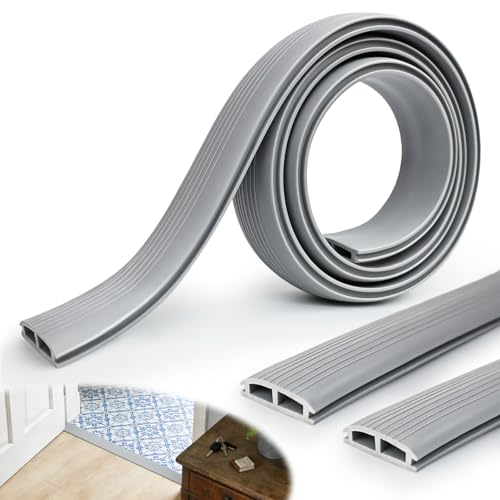 Vinyl Door Threshold Replacement Seal - 36 Inch Draft Stopper (2 Pack)