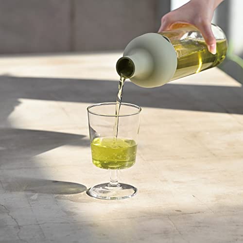 Cold Brew Tea Wine Bottle 750ml Smoky Green Glass
