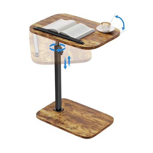 Adjustable TV Tray Table, Swivel Laptop Desk for Sofa and Bedside
