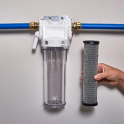 GE FXWTC Whole House Water Filter Replacement - 1 Pack, NSF Certified - Reduces Chlorine, Sediment, Rust, Impurities