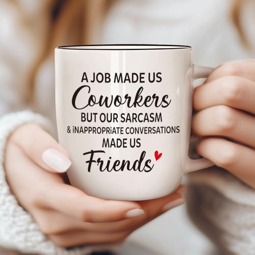 Funny Coworker Leaving Mug Gift 13oz – Sarcastic Office Farewell, White Elephant Gift