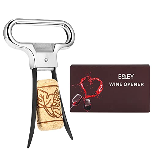 E&EY Ah-So Wine Opener Corkscrew Two-Prong Bottle Opener Gift