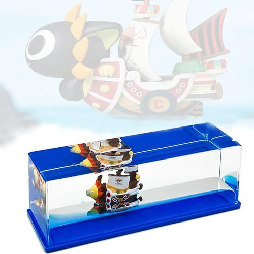 Unsinkable Pirate Ship Fluid Drift Bottle Desk Ornament