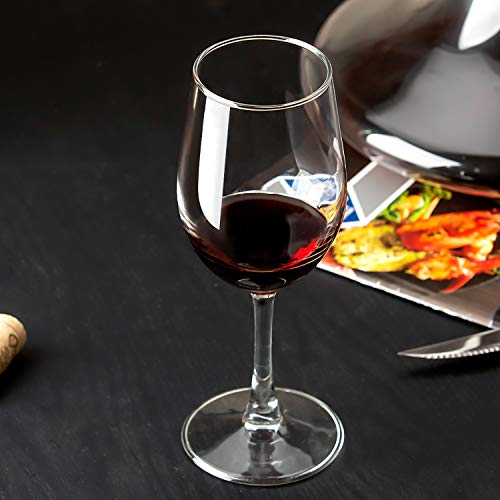 UMI UMIZILI Set of 12 Red & White Wine Glasses 12 oz - Durable & Elegant