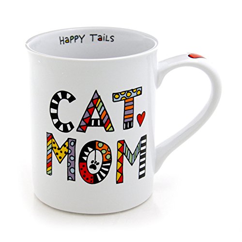 Cat Mom Porcelain Mug 16 oz (Our Name is Mud) — Enesco