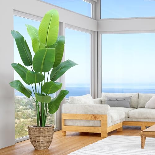 6ft Artificial Bird of Paradise Plant - Lifelike Faux Indoor Decor