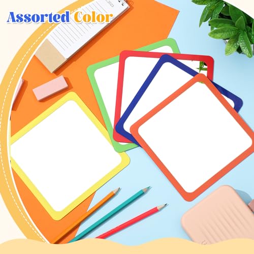 10 Pcs Shatterproof Acrylic Craft Mirrors 6x6 Inch for Kids and DIY Projects