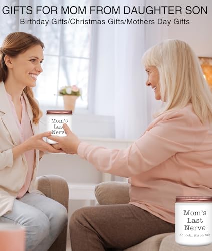 Funny Mom's Last Nerve Lavender Scented Soy Candle - Mother's Day Gift