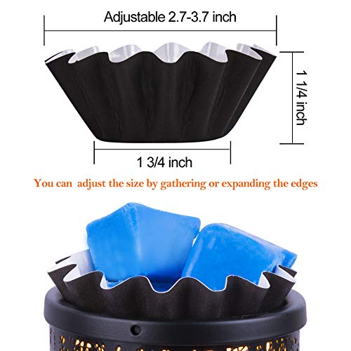 Reusable Wax Melt Warmer Liners, Leakproof Wax Trays for Electric Warmers (50pcs)