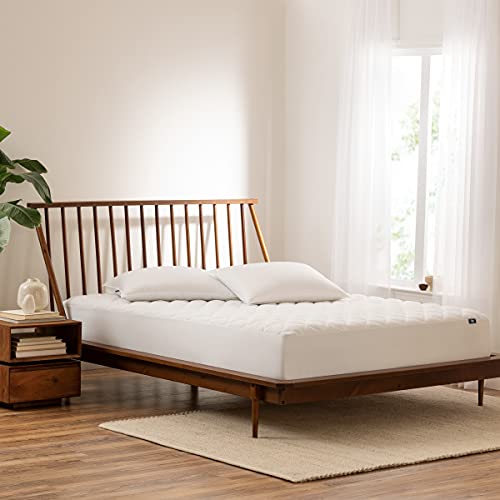Waterproof Queen Mattress Pad with Moisture-Wicking Fabric