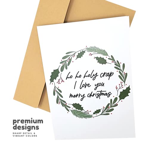 Sleazy Greetings Funny Christmas Card for Boyfriend, Girlfriend, Wife, Husband
