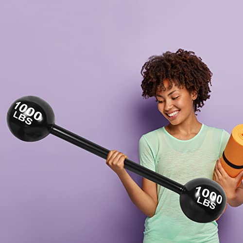 2 PCS Giant Inflatable Dumbbell Props for Costume Party and Photo Booths