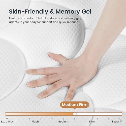8-Inch Full Size Hybrid Mattress with Cooling Gel Memory Foam and Pocket Springs