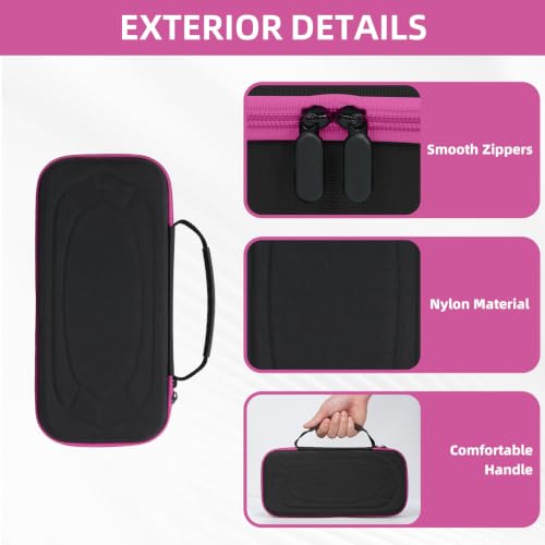 Hard EVA Travel Case for Handheld Garment Steamer, Portable Storage Bag
