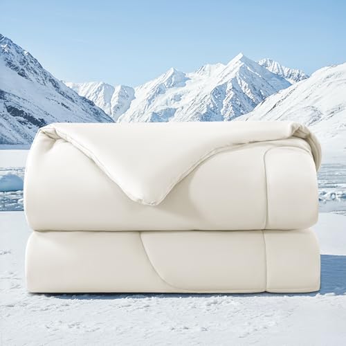 Cooling Comforter Queen Size - Lightweight Summer Blanket for Hot Sleepers