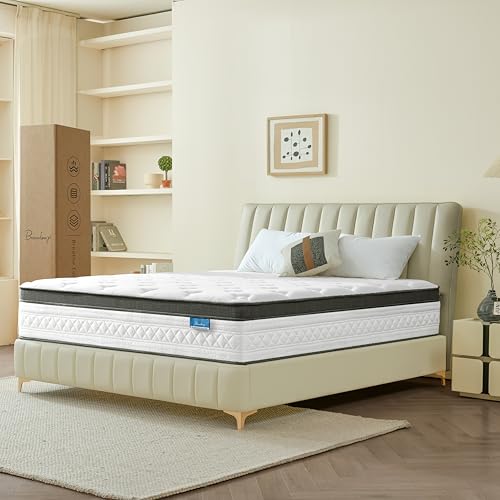Full Size 12 Inch Hybrid Mattress with Pocket Coils - Breezleep