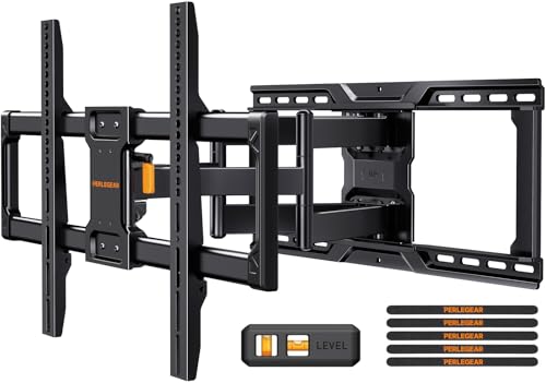Full Motion TV Wall Mount Bracket for 42–90 Inch TVs, Heavy Duty 150 lbs