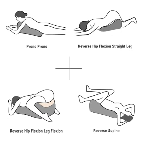Ergonomic Memory Foam Couples Pillow - 27° Wedge for Support