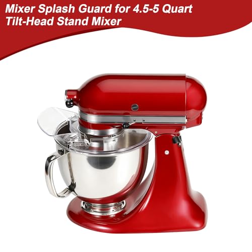 Tilt-Head Stand Mixer Pouring Shield - 4.5-5 Quart Splash Guard Cover