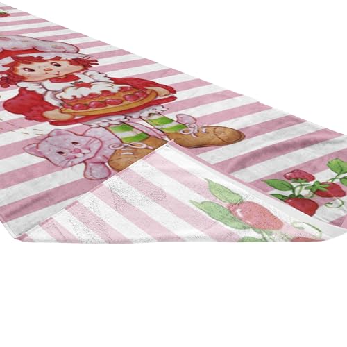 Strawberry Shortcake Kids Bath & Beach Towel - Soft 100% Cotton 28x58