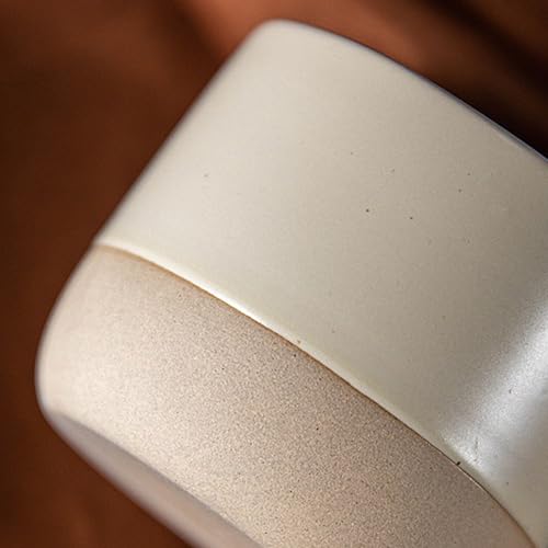 Japanese Ceramic Mug 8oz No Handle Tea Cup - Vintage, Rustic, Microwave & Dishwasher Safe
