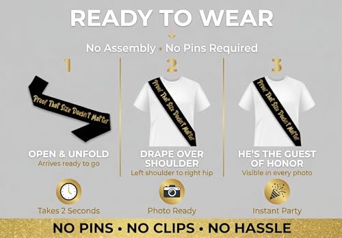 Funny Bachelor Party Sash for Groom - Satin Glitter Groom Party Accessory