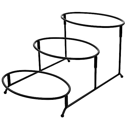 Elama Porcelain 3 Tier Oval Plate Serveware (ELM-001)