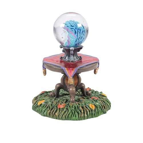 Madame Leota Manifested Halloween Village Figurine - Hand-Painted Resin, 3.2"