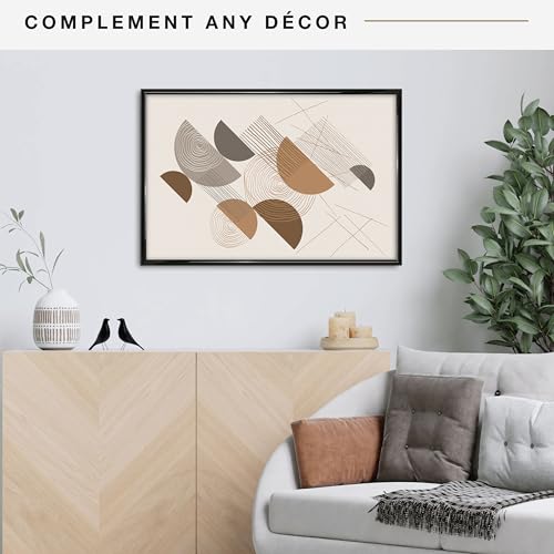24x36 Poster Frame - Black High-Gloss Wall Picture & Art Print Frame